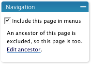 Exclude Pages 1.2, screenshot